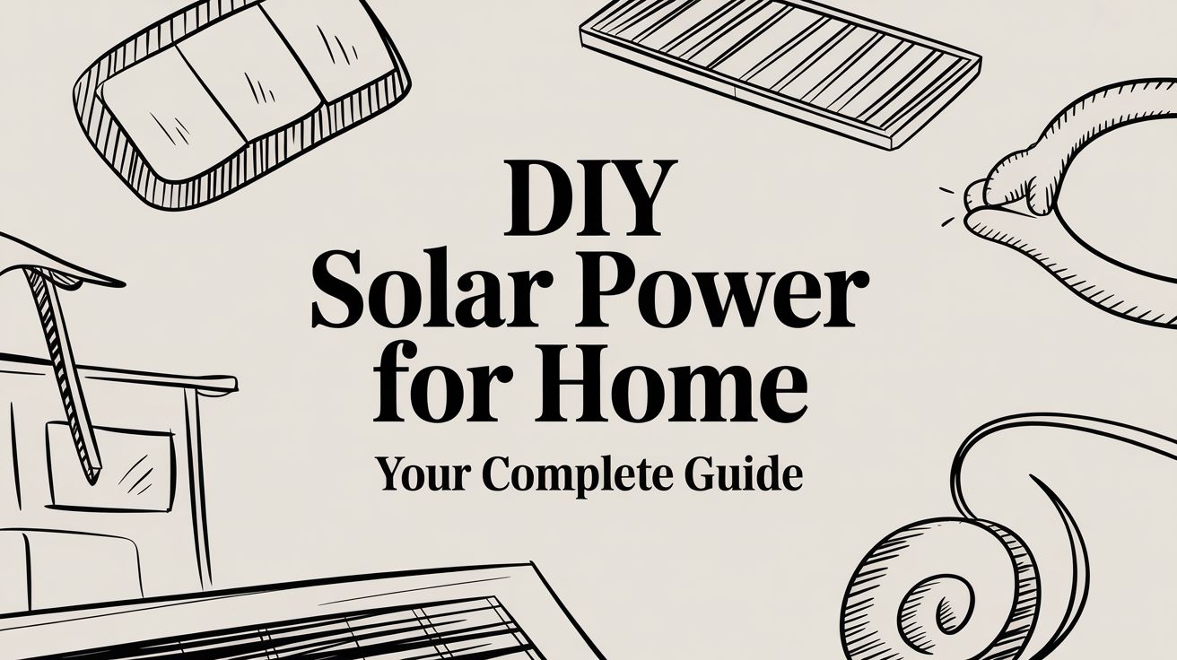 DIY Solar Power for Homes your complete guide.